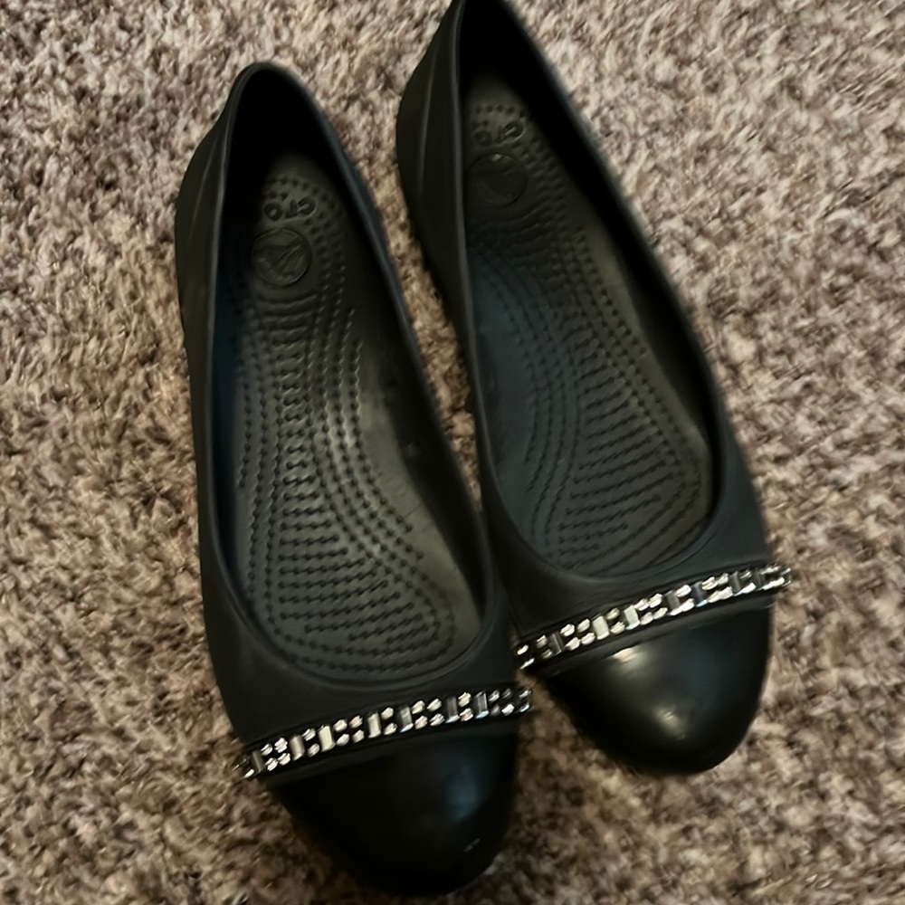 Crocs Black Loafers flats